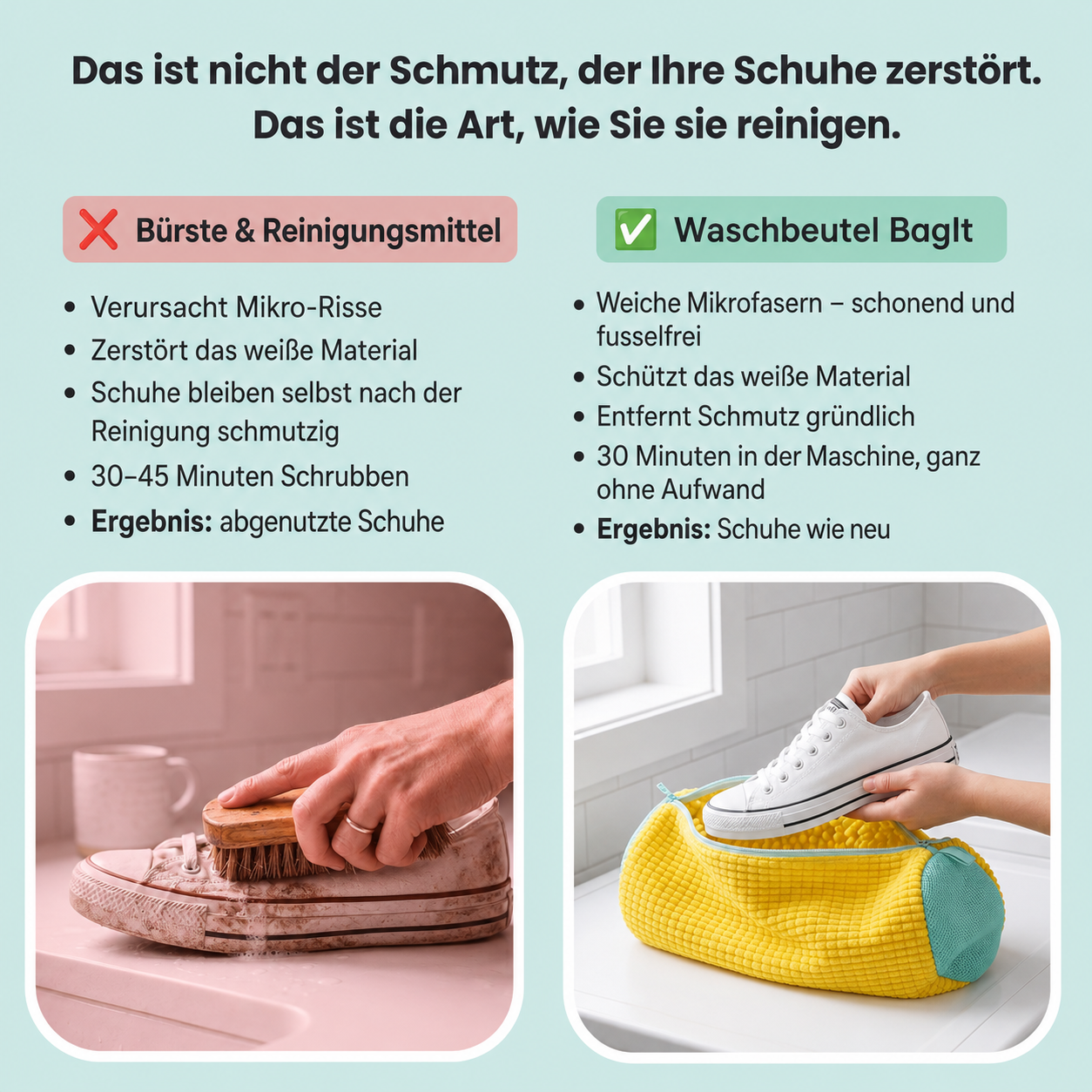 Roote – Waschbeutel für Schuhe